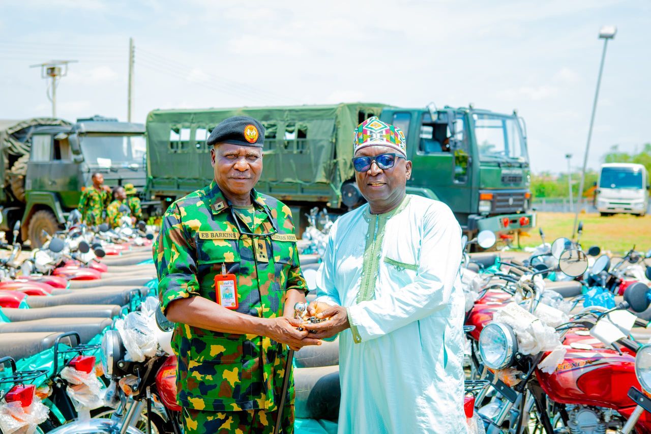 State Govt doles out 150 off-road motorcycles to Nigerian Army